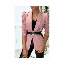 Veste blazer rose épaules...